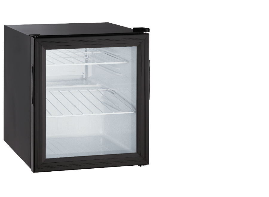 GuestFridge 52 Black Frame Glass Door Guest Fridge by Minibar Systems